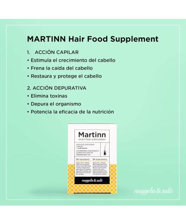 Nuggela & Sul Martinn Hair Food Supplement. With Vitamins and Minerals for Hair Growth and Strengthening. Quinoa Zinc Vitamin B12 ... - Buy Online on GoSupps.com