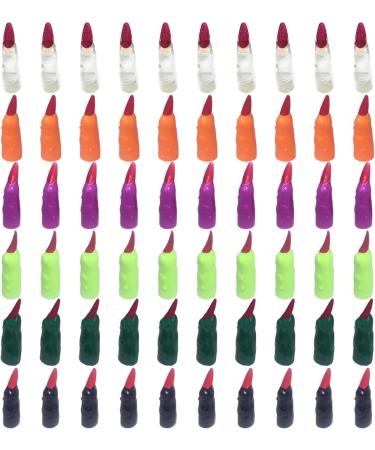 MONEY MONEY 5 Witch Fake Fingers Nail | Halloween Cosplay Witches Nails - Reusable Halloween Spooky Scary Witches Nails for Halloween Cosplay 5 Pcs 60pcs - Buy Online on GoSupps.com