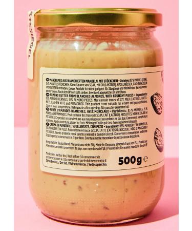 Koro Crunchy Mandelmus 6x500g | Creamy Almond Spread with Roasted Pieces | Vegan Protein Topper | No Additives - Shop Now! - Buy Online on GoSupps.com