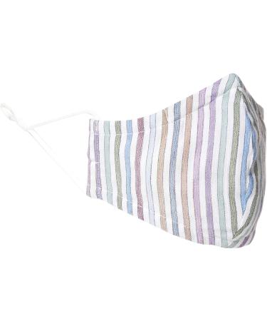 Quality Durables Unisex Reusable Woven Face Cover - SM Stripes & Gingham | Eco-Friendly Face Mask for All International Shipping - Buy Online on GoSupps.com