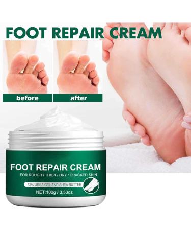 Urea Foot Cream Ultra Moisturizing 42% Urea Cream Heel Balm for Callus Removal and Soften Cracked Heel Repair Cream For Feet and Hand Maximum Strength for Hand Foot and Body Care - 100g - Buy Online on GoSupps.com