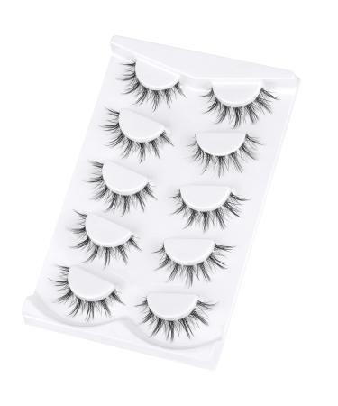 ALPHONSE Manga Lashes Cluster 70 Wisps | Individual Spiky False Eyelashes for DIY Extension | 3D Natural Pesta | Pack of D - Buy Online on GoSupps.com
