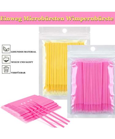 200 Pieces Disposable Micro Brushes for Eyelash Extensions - Perfect Micro Sticks for Precision Application - Buy Online on GoSupps.com