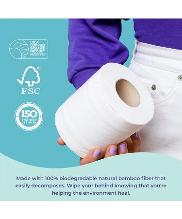 Bim Bam Boo Bath Tissue - 12 Count Eco-Friendly Toilet Paper - Buy Online on GoSupps.com
