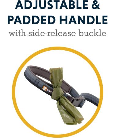 Luffwear Roamer Bungee Dog Leash - 7.3-11ft for Walking Cycling & Hiking - Hands-Free Option in Gray Granite - Buy Online on GoSupps.com