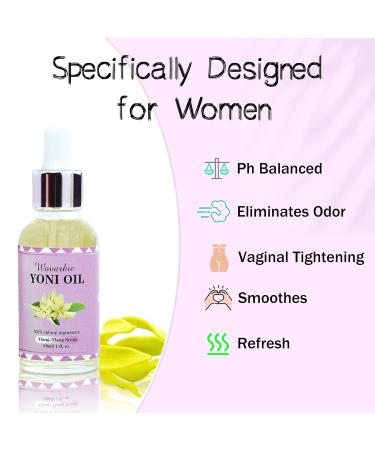 2 Packs Yoni Oil for Women | pH Balance & Natural Feminine Deodorant | Ylang-Ylang Essential Oil | 100% Natural Vaginal Moisturizer (1 fl oz/30 ml - Buy Online on GoSupps.com
