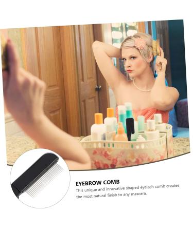 Ipetboom 6 Pcs Folding Steel Needle Eyebrow Comb & Eyelash Separator - Durable Makeup Tools for Perfect Lashes - Buy Online on GoSupps.com