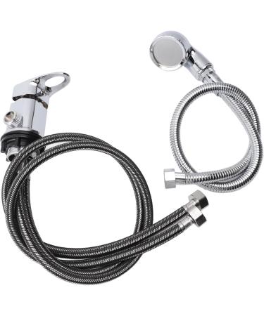 Salon Shampoo Bowl Faucet Stylish Chrome Plating Long Hose for Hair Salon Zinc Alloy - Buy Online on GoSupps.com