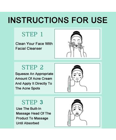 Anti-Acne Face Cream Spot Cream for Acne Treatment and Spot Treatment Skin Treatment Gel Cream For Face Blemishes & Blackheads Acne Treatment Cream Anti Acne Spot - Buy Online on GoSupps.com