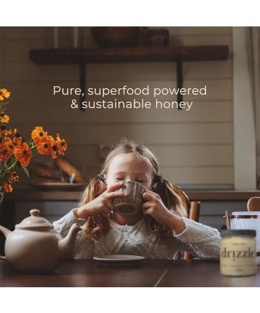 Drizzle White Raw Honey - Unfiltered and Unprocessed - Rich in Nutrients and Beneficial Enzymes - Notes of Sweet Clover - 100% Raw Pure Honey - Gluten-Free Paleo-Friendly (Pack of 2) 500g White Raw 500 g (Pack of 2) - Buy Online on GoSupps.com