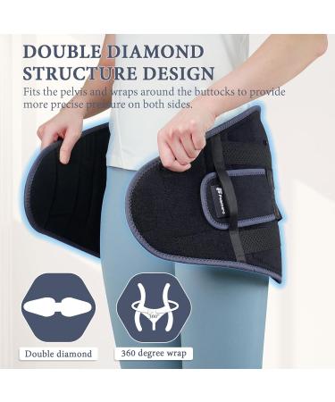 Inflatable Pressure Pelvic Support Belt - Postpartum Joint Repair & Pain Relief | Pelvic Tilt Correction & Sacroiliac Discomfort - Medium Size - Buy Online on GoSupps.com