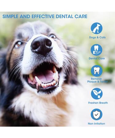 Dog Teeth Cleaning Finger Wipes - 50 CT Dental Care Wipes for Dogs Cats Puppies & Kittens - Natural Pet Presoaked Teeth Wipes - Pet Oral Gums Cleansing Freshens Breath Reduce Plaque & Tartar 50 Count (1 Pack) - Buy Online on GoSupps.com