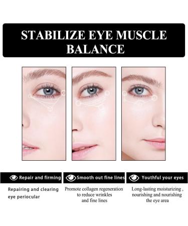  homomdy Set of 2 instant lifting face creams firming eye serum eye cream for under-eye bags and wrinkles anti-aging cream for tight skin instant eye lift eliminates - Buy Online on GoSupps.com