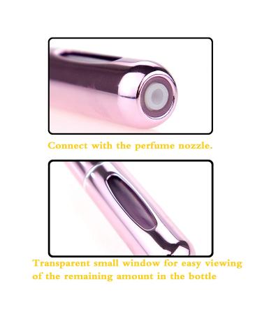 Mini Refillable Perfume Atomizer Bottle - 5ml Travel Spray Pump Case - Set of 4 - Buy Online on GoSupps.com