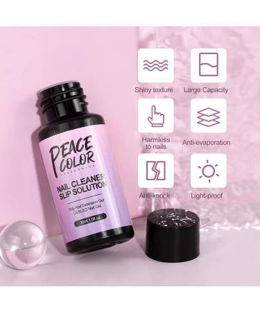 PEACECOLOR Poly Nail Gel Slip Solution 30ML Nail Extension Gel Solution Nail Liquid for Beginners PE1028 - Buy Online on GoSupps.com