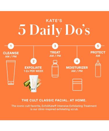 Kate Somerville ExfoliKate Intensive Exfoliating Treatment Salicylic Acid and Lactic Acid Super Facial Scrub Improves Texture and Pores 0.5 Fl Oz - Buy Online on GoSupps.com