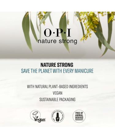 OPI Nature Strong Nail Polish | Quick Dry Nail Varnish with Long-Lasting Results | Made with Natural Vegan Ingredients | Dark Shades - Buy Online on GoSupps.com