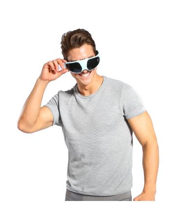 Barber Matt 3D Eye Massager - Vibration & Air Compression for Migraine Relief Stress Relief and Relaxation - Buy Online on GoSupps.com
