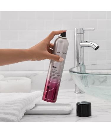 Joico Flip Turn Volumizing Finishing Spray | 9 Fl Oz | Hold Level 10+ | Humidity & UV Protection | Paraben & Sulfate Free | 72 Hour Hold - Buy Online on GoSupps.com