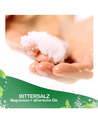 Best Organic Peeling 200g - Refreshing Peppermint | 100% Epsom Salt with Jojoba Avocado & Safflower Oil - Buy Online on GoSupps.com