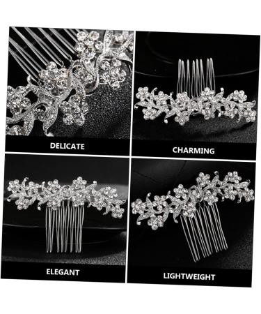 Ipetboom 1pc Comb Bridal Headdress Crystal Hair Accessories Pearl Hair Accessories David Statue Flower Claw Clips Rhinestone Pearl Hair Clips Hair for Women Alloy Wedding The Photo Bride - Buy Online on GoSupps.com