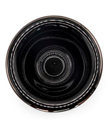 Brent Berkeley Men's Professional Porcelain Shaving Bowl - Black - Perfect for Creamy Soap Foam - 105x50mm - International Shipping - Buy Online on GoSupps.com