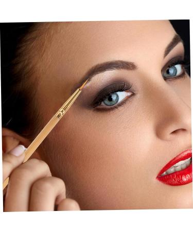 Baluue 1pcs Cosmetic Eyeliner Double Ended Eyeliner Brush Straight Bent Angled Brush Brush - Buy Online on GoSupps.com