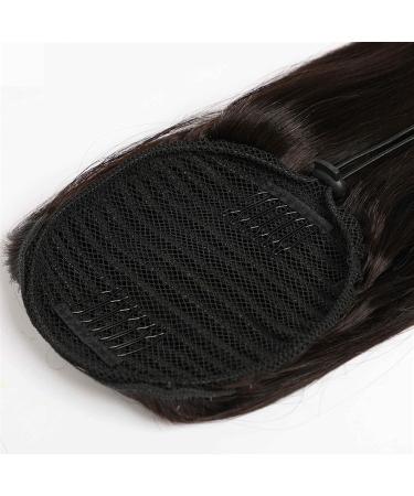Ponytail Extensions 8-24" Straight Drawstring Ponytail Brazilian Remy Hair Human Hair Ponytail Extensions Clip in Hair Extensions for Black Woman for Women(Size:8inch(20cm)) 8inch(20cm) DrawString - Buy Online on GoSupps.com