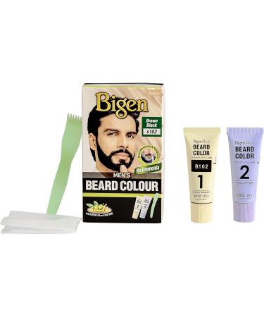 Bigen Men's Beard Colour - No Ammonia Formula with Aloe Extract & Olive Oil - 103 Dark Brown Brown 1 Count - Buy Online on GoSupps.com