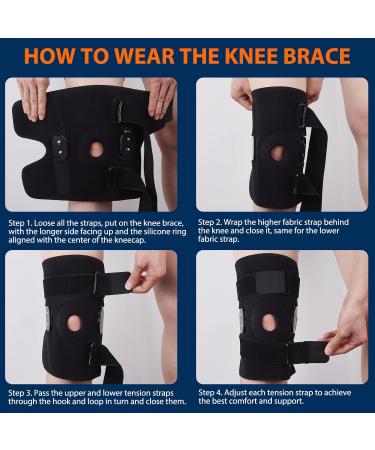 JWISLAND 2 Pack Knee Braces for Women & Men - Arthritis Pain Relief - Patella Gel Pads - X-Large - Buy Online on GoSupps.com