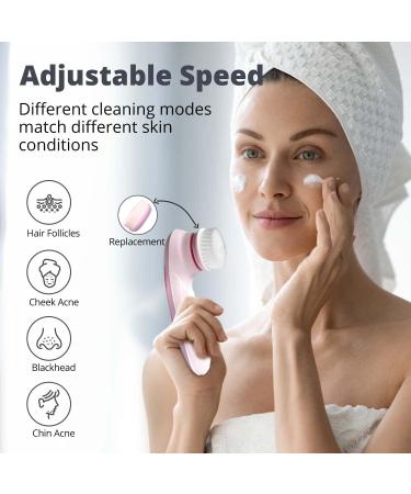 Water Resistant Dual Function Facial Cleansing Brush with Visual Earwax Remover - White Color - Buy Online on GoSupps.com