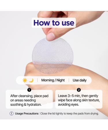 PONGDANG Dewy Glow Azulene Gel Toner Pad | Cooling Calm | Korean Gel Toner Pads with Guai Azulen Chamomile | Soothing Radiance & Uneven Skin Tone | Korean Skin Care - Buy Online on GoSupps.com