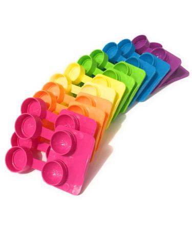 Amcon Contact Lenses Cases Flat Ribbed Extra Deep Well - Assorted, 12 Pack Mix - Buy Online on GoSupps.com