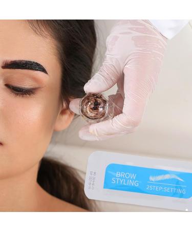 Kit Sourcils Instantan 2 Pi ces Fixateur Rapide et Lamination Professionnelle Formule Douce sans Irritation Rehaussement Naturel pour Types de Peau Usage Maison et Salon - Buy Online on GoSupps.com