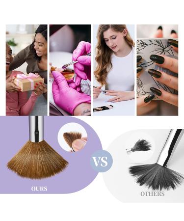 Shine Chance Size 10 Acrylic Nail Art Brush - 100% Pure Kolinsky Hair, Oval Shape, Professional Manicure Tool for DIY Home Salon - Buy Online on GoSupps.com