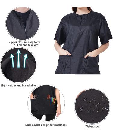 Professional Dog Grooming Smock Barber Jacket for Women Men - Medium Size - Buy Online on GoSupps.com