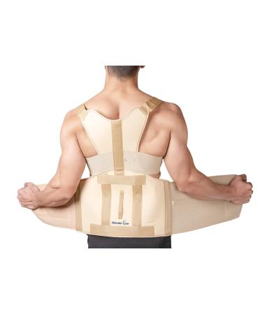 Wonder Care Thoracic Lumbar Posture Corrector Taylor's Brace/Back Support Brace Lordosis Therapy for Scoliosis Hunchback Correction Spine Corrector Back Support and Posture Trainer_Medium - Buy Online on GoSupps.com