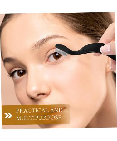 Premium Eyelash Comb & Eyebrow Brush Tool for Perfect Eye Makeup | Portable Beauty Accessories for Women - Buy Online on GoSupps.com