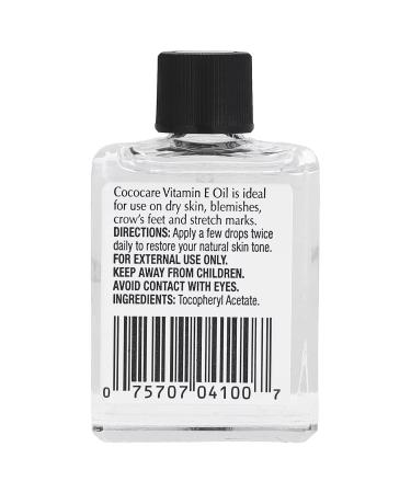 Cococare 100% Vitamin E Oil 0.50 oz (Pack of 7) - Buy Online on GoSupps.com