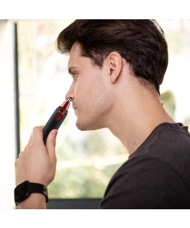 Buy Stainless Steel Nose and Ear Hair Trimmer - Waterproof Portable Battery-Operated | Best Gifts for Men & Women - Buy Online on GoSupps.com