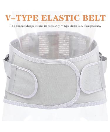 FOMIYES Sports Men's Lumbar Brace - Adjustable Waist Support for Gym & Daily Use | Silver 105x23x1CM - Buy Online on GoSupps.com