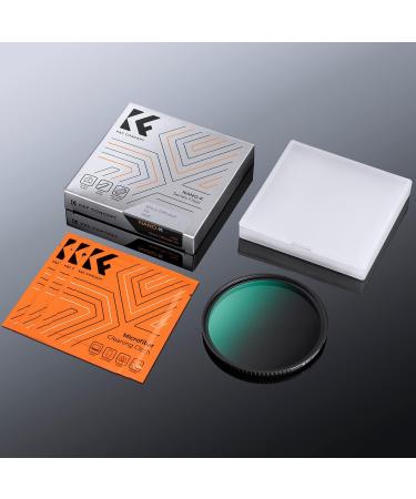 K&F Concept 52mm Black Diffusion 1/4 Filter - Cinematic Mist Effect for Video/Vlog/Portrait Photography - Buy Online on GoSupps.com