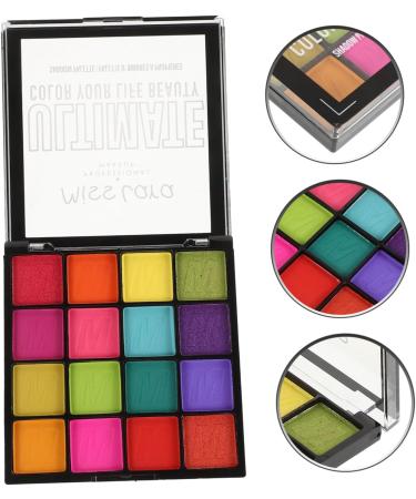 FOMIYES 16 Eyeshadow Palette Matte Eyeshadow Eye Shadow Makeup Eyeshadow Glitter Eyeshadow Face Paints Pink - Buy Online on GoSupps.com