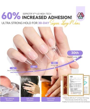  Saviland SAVILAND SOLID GEL NAIL GLUE - 30 Days Extra Strong Glue for False Nails and Press on Nails 20g Solid UV Gel for Tips - Buy Online on GoSupps.com