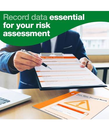Near Miss Record Book A4 - Safety First Aid | Track Incidents and Improve Safety Measures - Buy Online on GoSupps.com