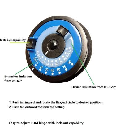 Orthomen Hinged ROM Elbow Brace - Adjustable Post OP Stabilizer Splint for Arm Injury Recovery (Right, Black) - Buy Online on GoSupps.com