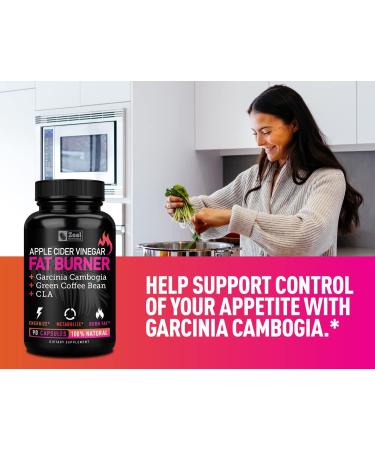 Apple Cider Vinegar Weight Management Pills for Women with Garcinia Cambogia, CLA, Green Coffee Bean & Green Tea - Buy Online on GoSupps.com