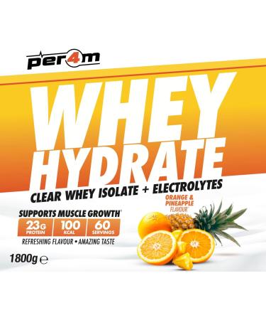 Per4m Whey Hydrate (1800g) Orange et ananas - Prot ines - Prot ines claires - Buy Online on GoSupps.com