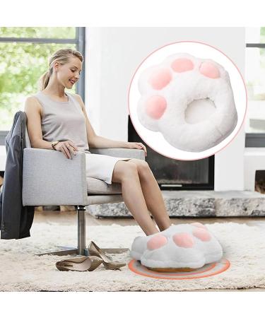 Injuv Electrical Foot Warmer - Soft Plush Heated Pillow for Cozy Winter Comfort at Home Office & Under Desk - Buy Online on GoSupps.com