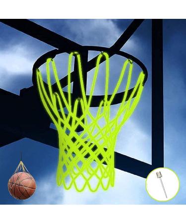 Nightlight Basketball Net  Glow in The Dark Basketball Net  Basketball Hoop Net Replacement  Anti Whip Net Heavy duty basketball net  Luminous Basketball Net  basketball net Outdoor Sun Powered Sports - Buy Online on GoSupps.com